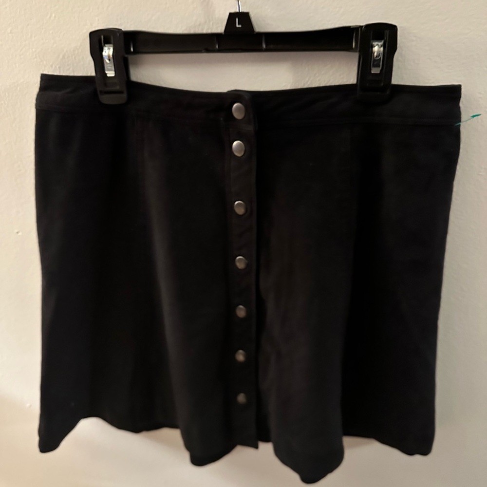 Abercrombie & Fitch Suede 70s Inspired A-Line Skirt